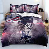 New England Patriots Football League Duvet Cover Quilt Cover Pillowcase Bedding Set